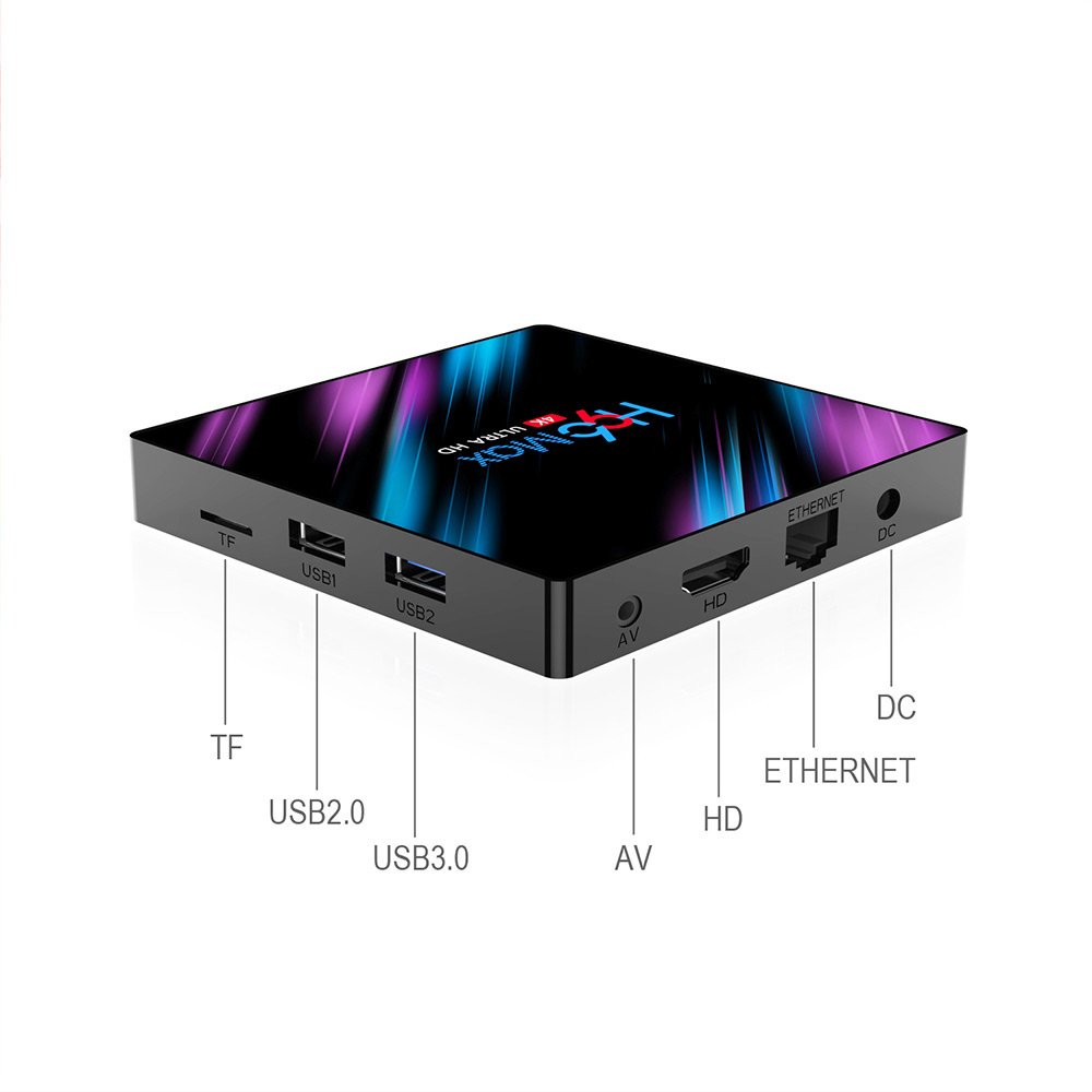 Reproductor De Medios Tv Box H96max 4k Android9 Bluetooth
