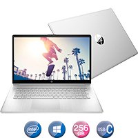 Notebook Hp 17,3'' Core I5 8gb 256gb Win11 Plateado - Imagen 5