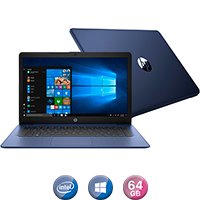 Notebook Hp 14'' N4000 4gb 64gb Win10 Azul - Imagen 5