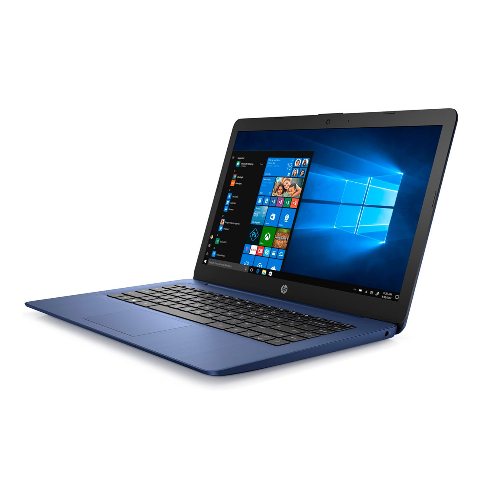 Notebook Hp 14'' N4000 4gb 64gb Win10 Azul - Imagen 2