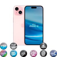 iPhone 15 6,1'' 5G 6gb 256gb Dual Cam 48mp Pink - Imagen 3