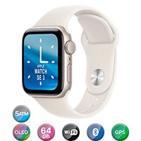 Apple Watch SE 3 40mm M/L 5atm Wifi Bluetooth Gps - Imagen 3