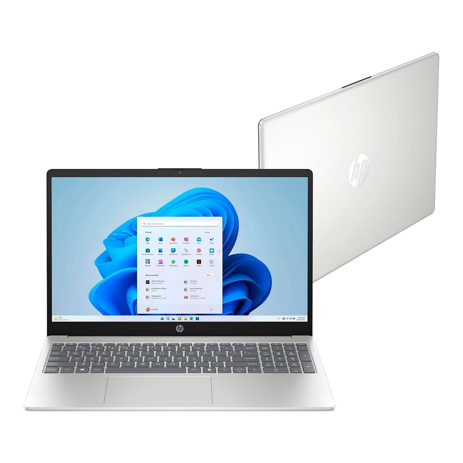 Notebook Hp 15,6'' N200 4gb 128gb Win11 Plateado - Imagen 4