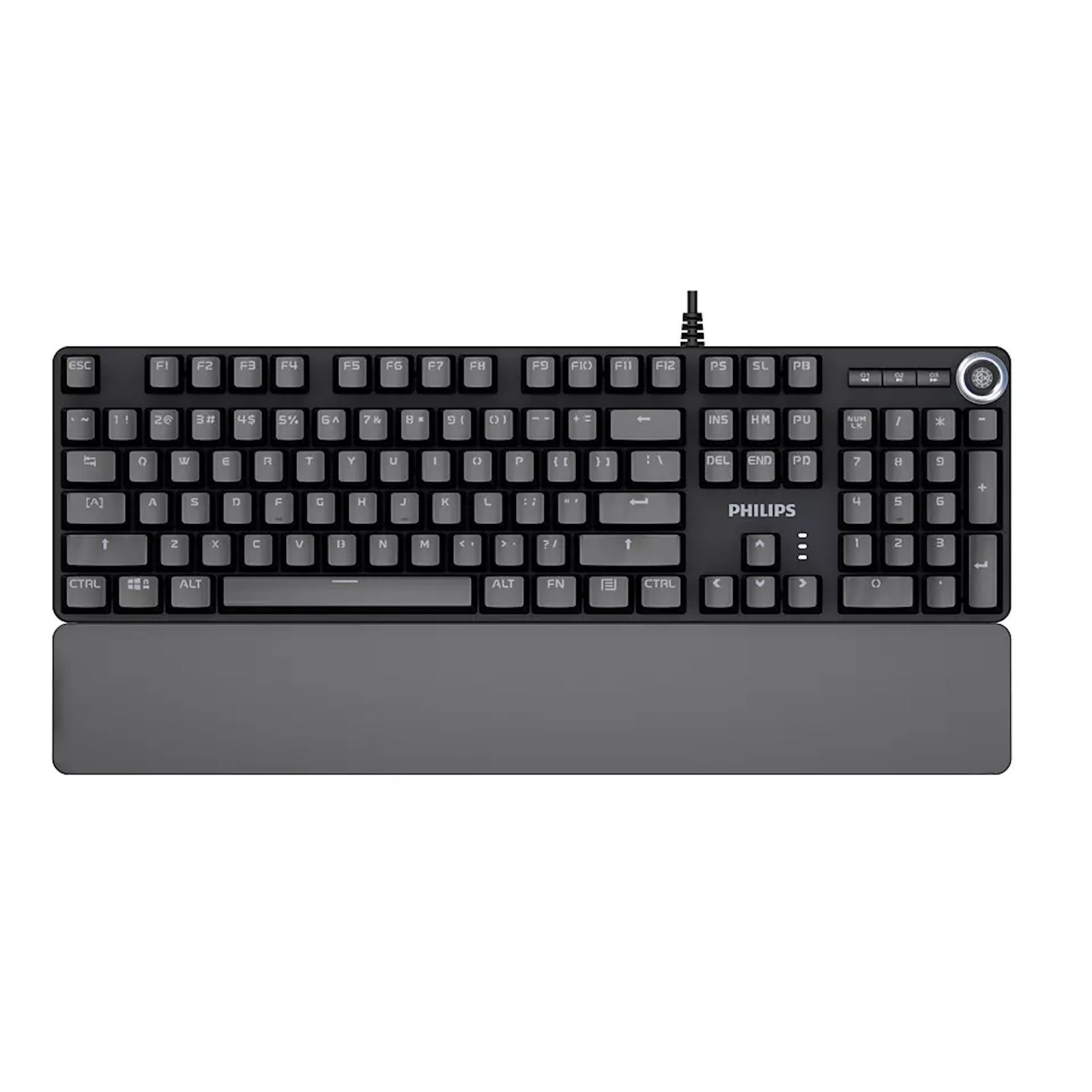 Teclado Gaming Usb Philips Retroiluminado Reposamuñecas - Imagen 5