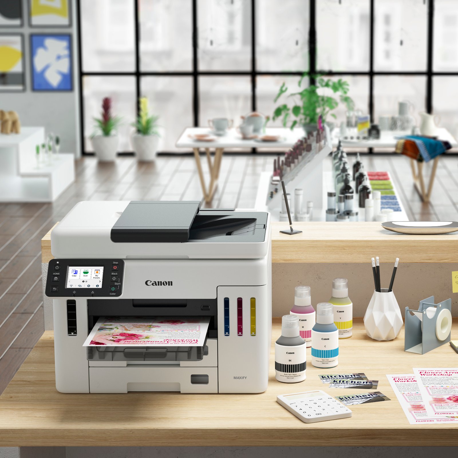 Impresora Multifunción Canon GX7110 WiFi Inyección A Tinta