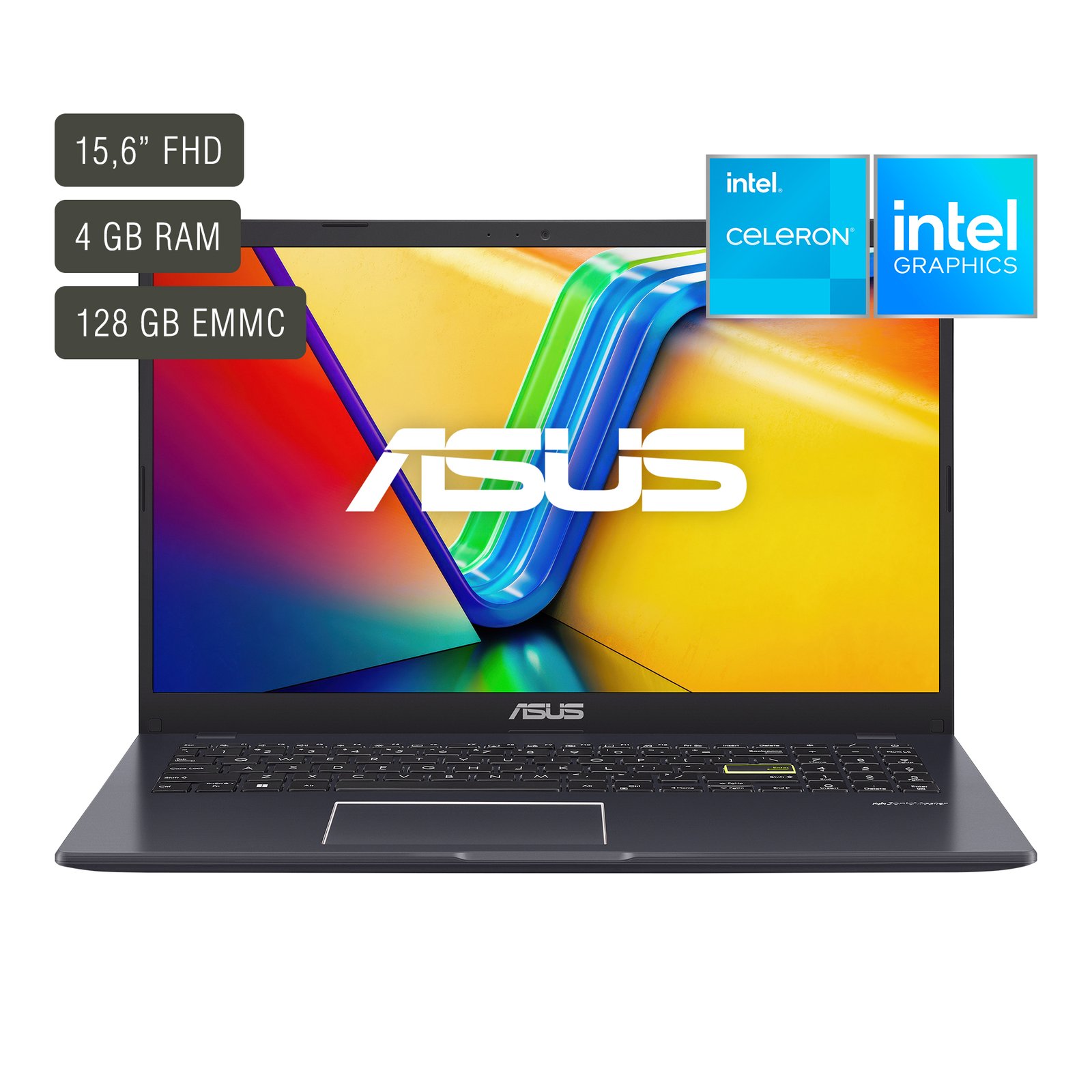 Notebook Asus Vivobook 15,6'' 4gb 128gb STAR BLACK - Imagen 4