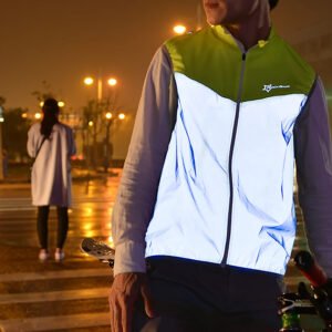 Chaleco Ciclista Rockbros Reflectante Impermeable Transpirable 2XL