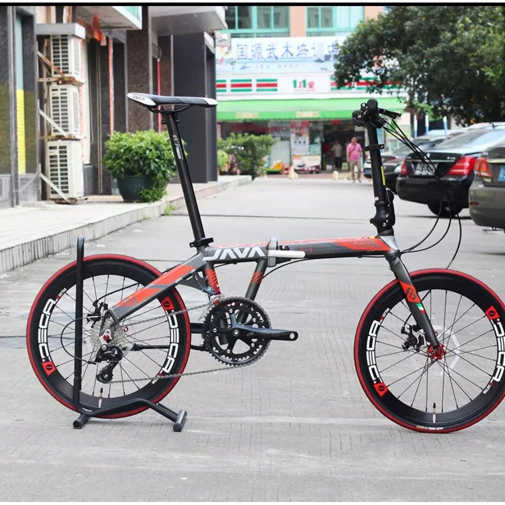 Bicicleta De Ciudad Java Fit Plegable Aluminio 18V 20'' - Imagen 4