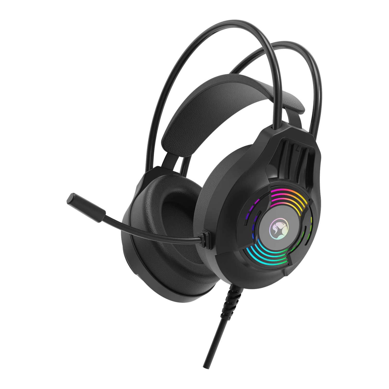 Auriculares Gaming Marvo H8326 Akari 30 RGB USB 3,5mm - Imagen 2