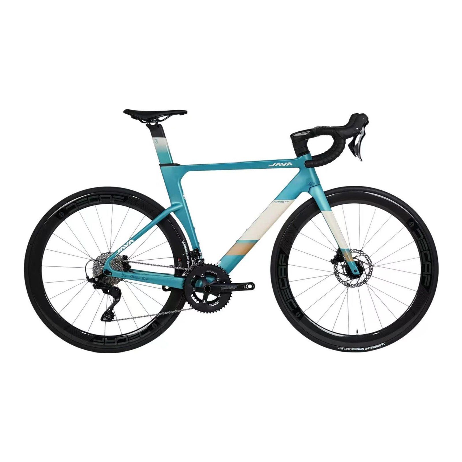 Bicicleta De Ruta Java Fuoco Top 24V Talle 48 Turquesa - Imagen 7