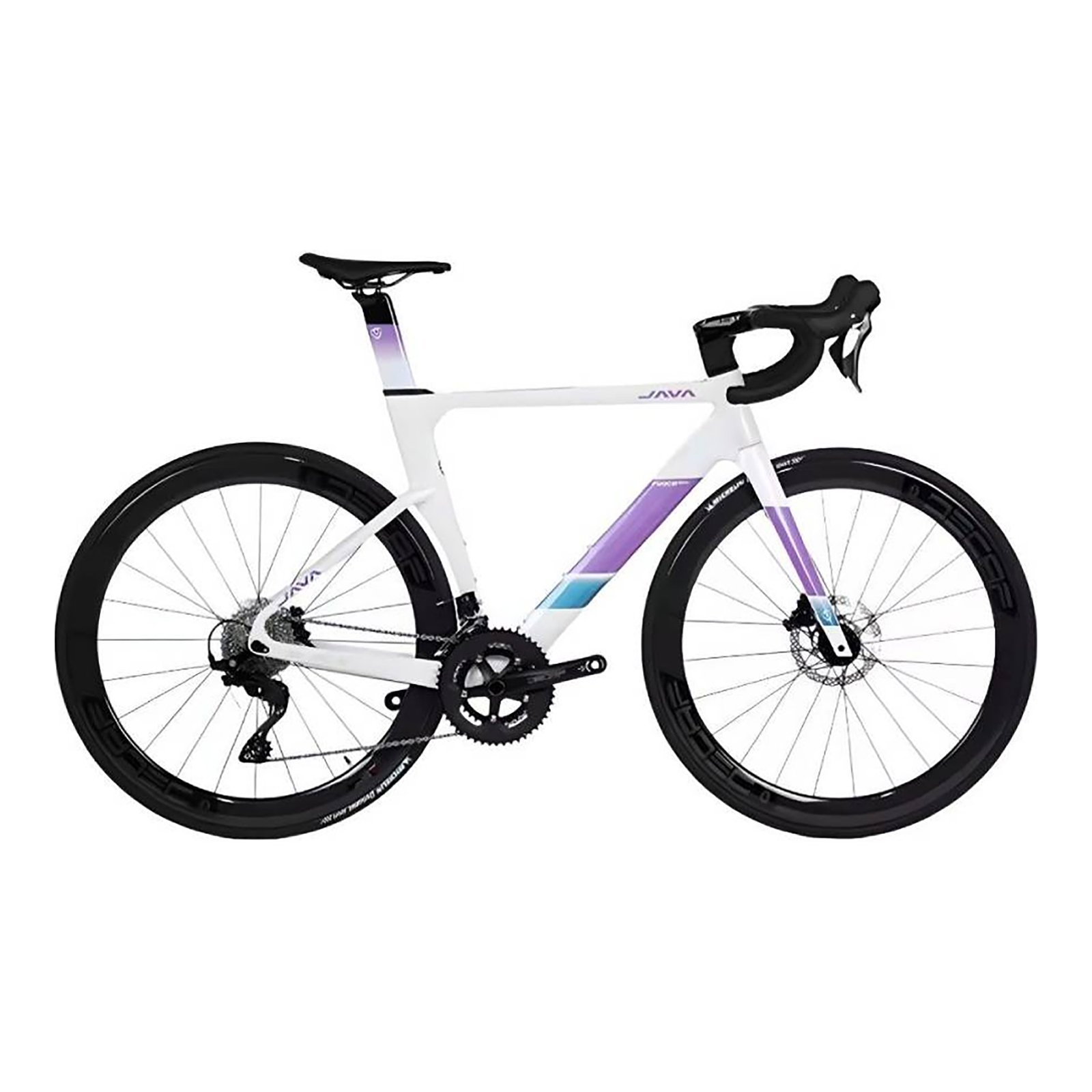 Bicicleta De Ruta Java Fuoco Top 24V Talle 45 Purple - Imagen 8