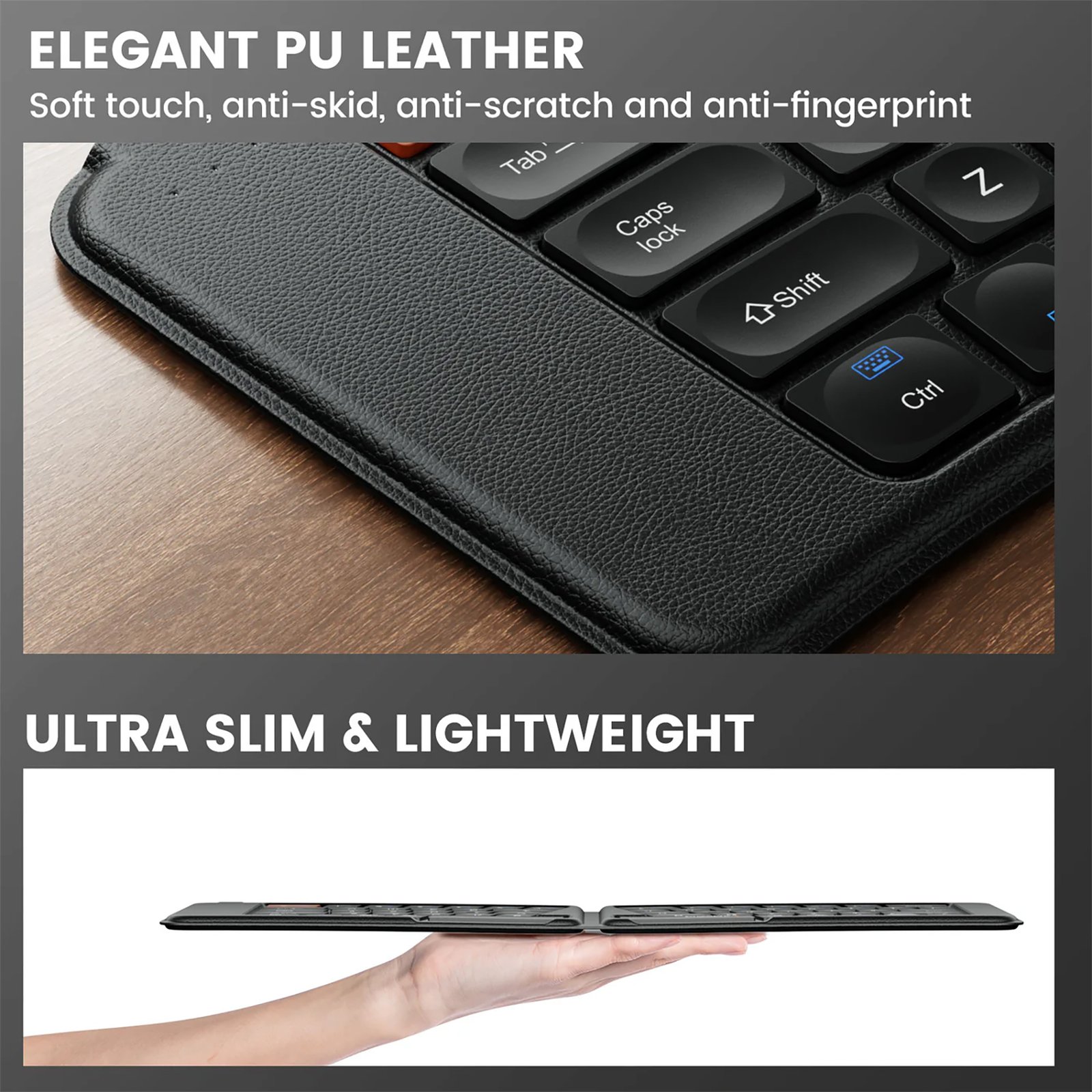 Teclado Ergonómico Plegable Bluetooth ProtoArc Xk03