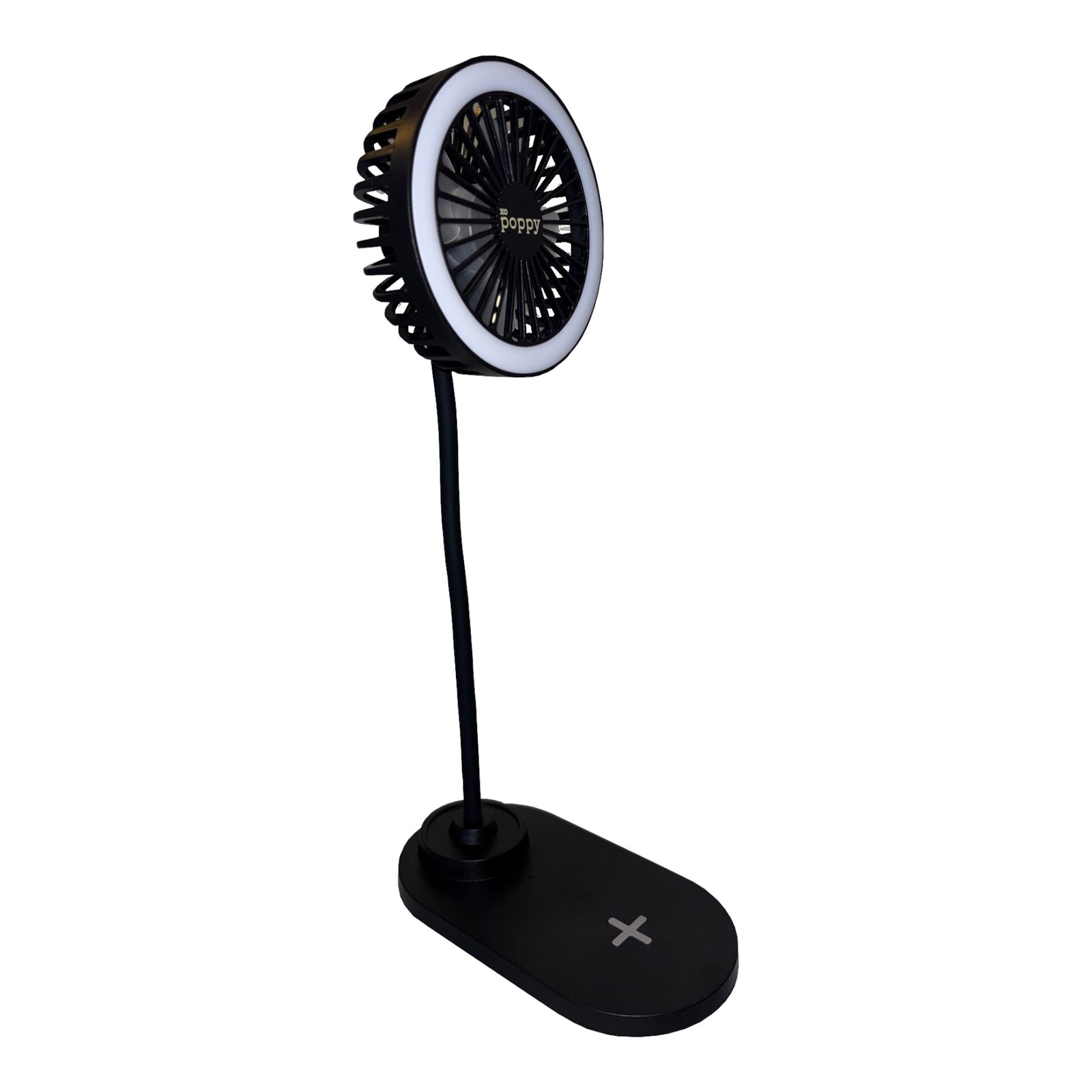 Fan Lamp LED Y Cargador Inalámbrico XO Poppy 3 En 1 - Imagen 2