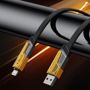 Cable de Datos Transformers 4 En 1 Usb-A / Lighting / Usb-C 6A 1m