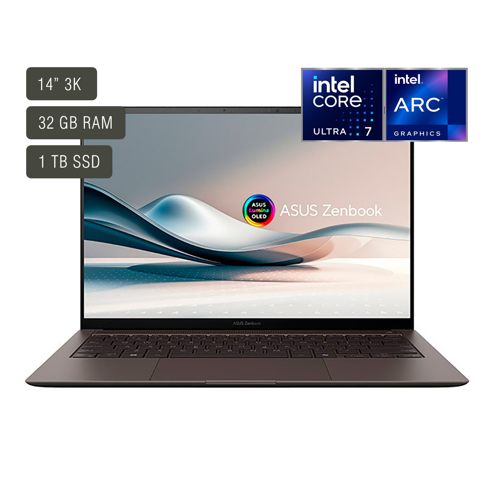 Notebook Asus Zenbook 14'' Oled Ultra 7 32gb 1tb Win11 - Imagen 7