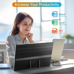 Monitor Portable WCV Pm1563 15,6'' 1080p Soporte Integrado