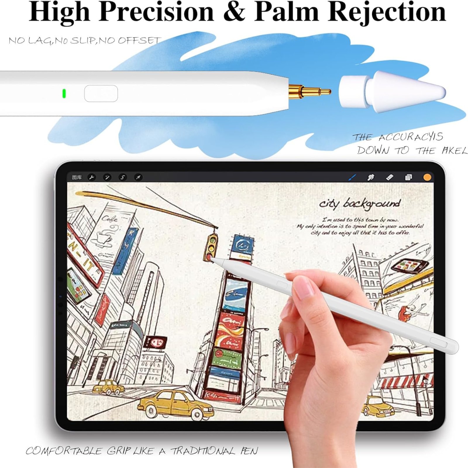 Lápiz Óptico Compatible Para Tabletas iPad
