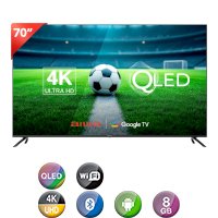 Smart Tv Aiwa 70'' QLed 4k Hdr Google TV Comando De Voz - Imagen 4
