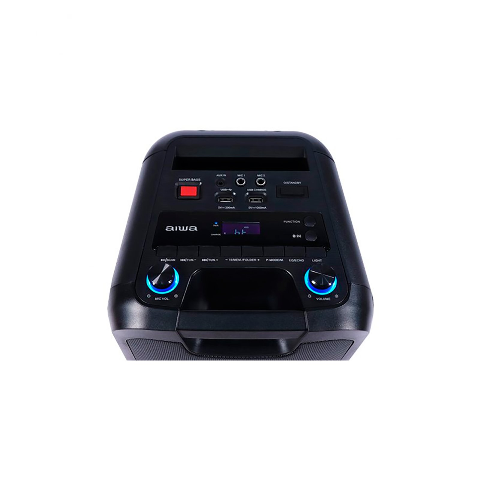 Parlante Inalámbrico Bt Aiwa Awpok6ld Tws 600w Pmpo Led