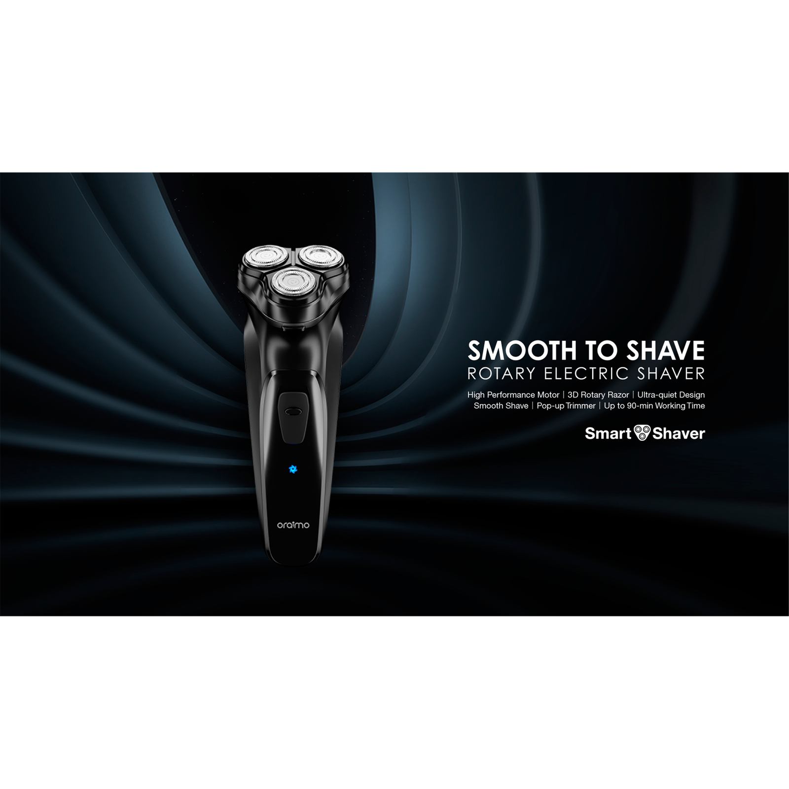 Afeitadora Inalámbrica Oraimo Smartshaver Rotativa 3d 5w - Imagen 3