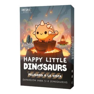 Juego De Mesa Asmodee Happy Little Dinosaurs: Peligros A La Vista +8