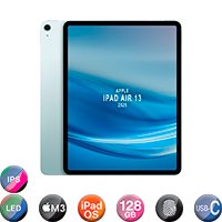 iPad Air Apple 13'' M3 8gb 256gb iPadOS 12mp+12mp Azul - Imagen 3