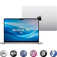 Apple Macbook Pro 14,2'' M4 24gb 512gb Mac Plateado - Imagen 4