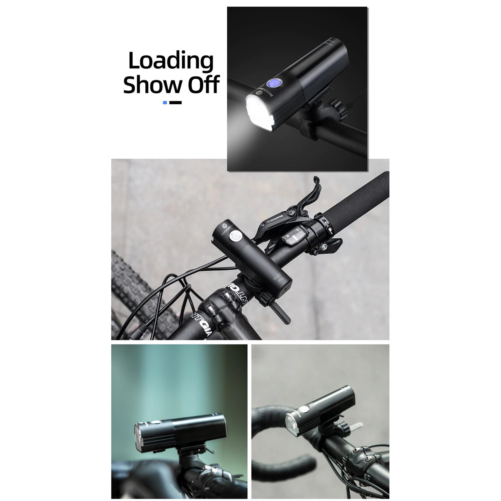 Linterna LED V6-800 Rockbros 800lm 2500mAh - Imagen 2