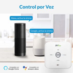 Kit Alarma Zkteco Ng-a110 Sensor Movimiento Y Puerta Wifi
